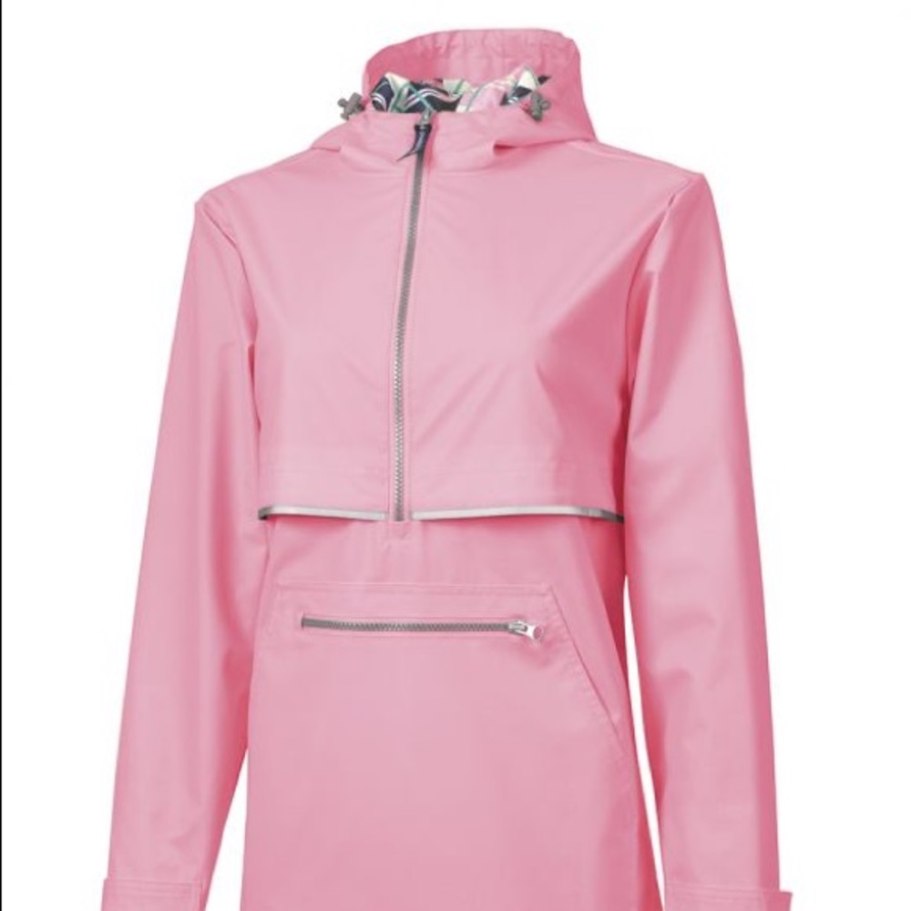 Charles River, Pink, Pullover Rain Jacket - image 3